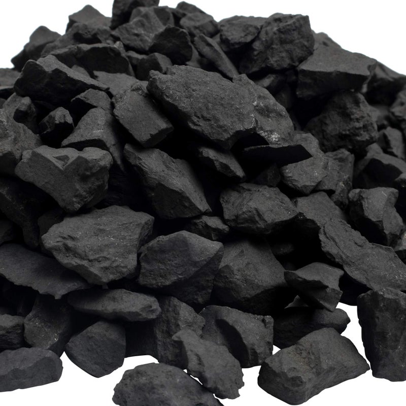 wellness hut Shungite Stones - by wellness hut - Authentic Tier III Karelian Rocks for Drinking Water Infusion - Natural Minerals with High Fullerenes Content - 1-Pound Bag - Image 3