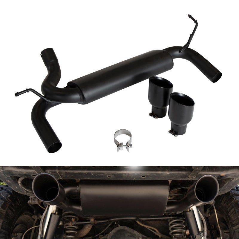 ETL INDUSTRIES ETL INDUSTRIES Exhaust Muffler System Kit For 2007-2018 Wrangler JK 2/4 Door - Image 2