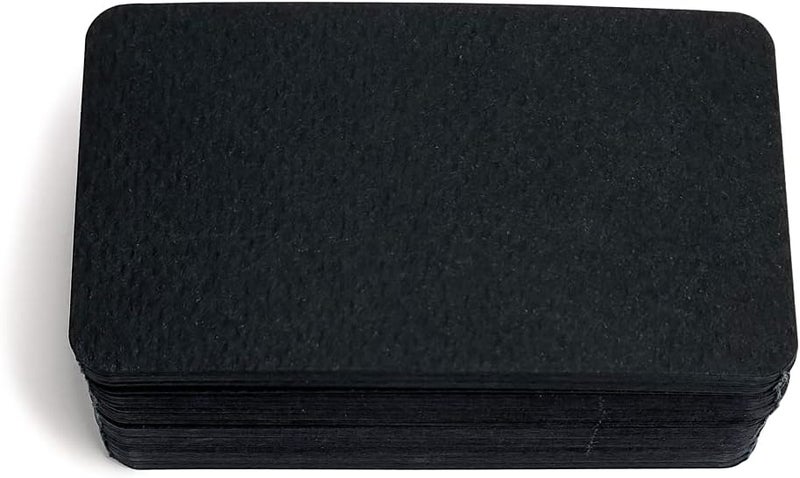 PPAPPAPPIYO 3.5x2 Blank color index cards (100) Paper - Blank (black) - Image 1