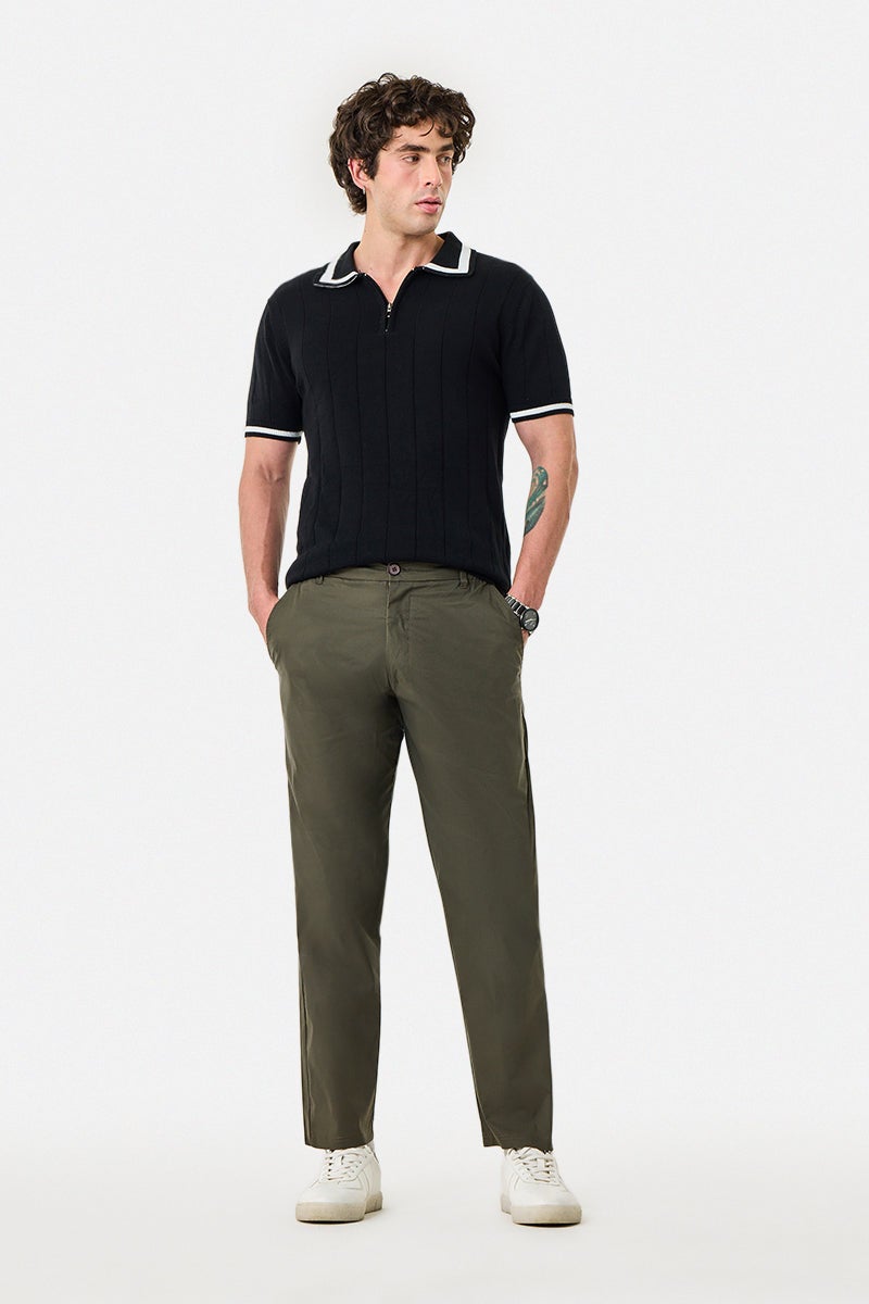 SNITCH Regular Fit Stretch Trousers - Image 2