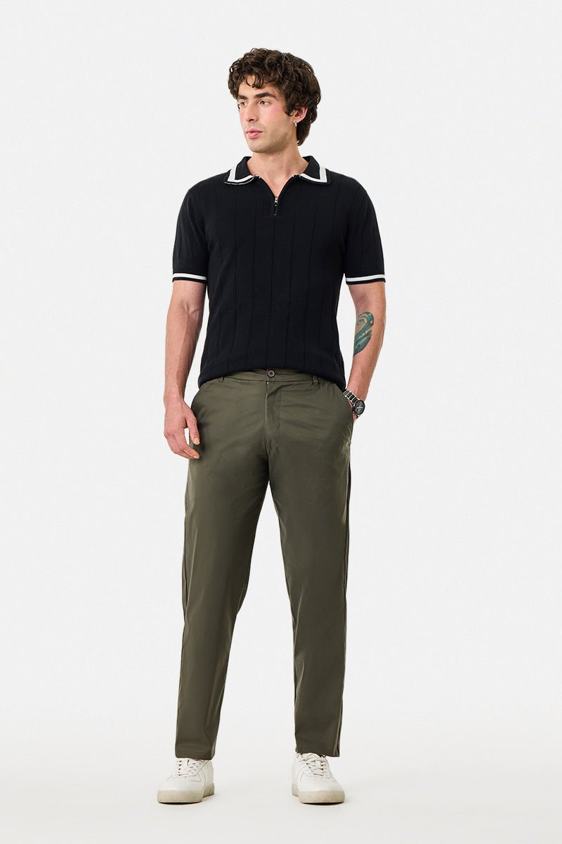 SNITCH Regular Fit Stretch Trousers - Image 5