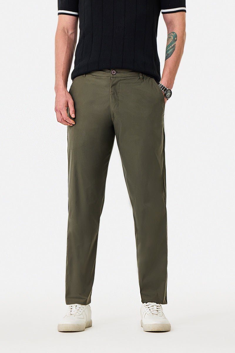 SNITCH Regular Fit Stretch Trousers - Image 1