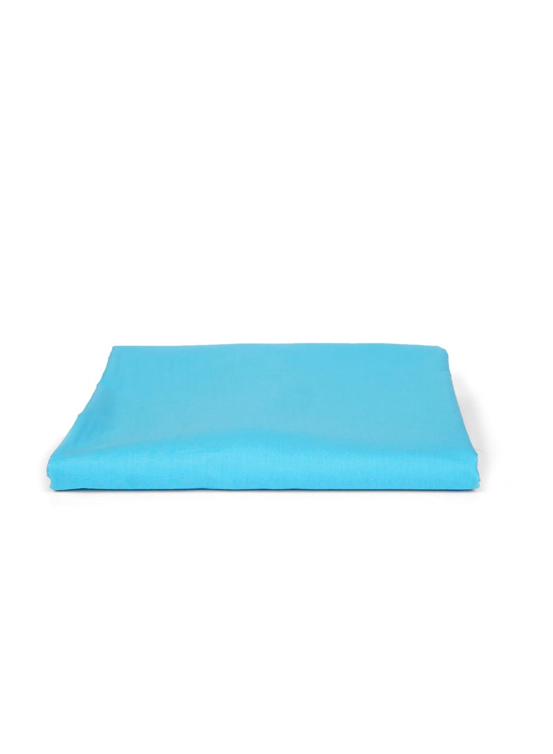 Home of linens Flat Sheet Turquoise 180x260  - Image 1