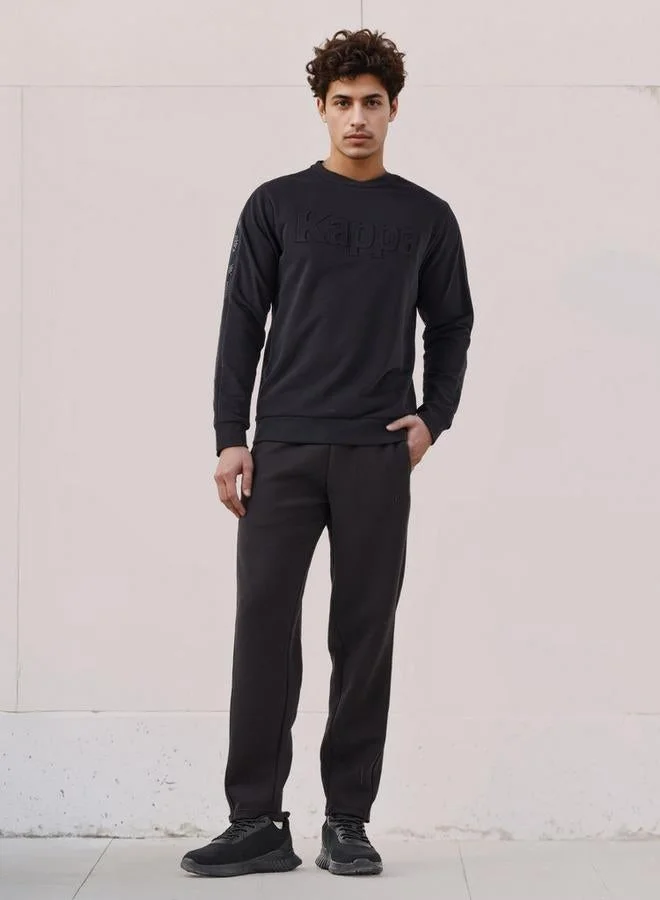 Kappa Kappa Men Regular Fit Logo Embossed Sweatshirt