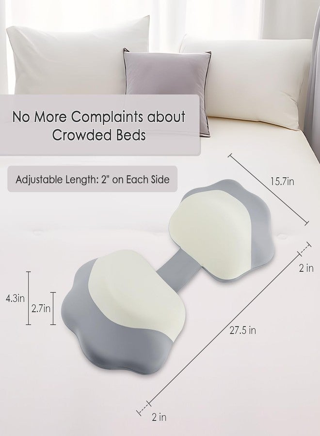 DONAMA Pregnancy Pillows for Sleeping, Memory Foam Maternity Pillow Support for Back Belly HIPS, Adjustable Travel Wedge Pillow for Pregnant Women, Side Spleeping Pregnant Pillows with Cooling Pillowcase - Image 3