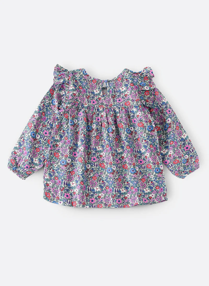 جيلين Aop Woven Top