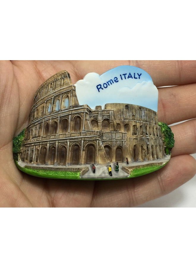 WitnyStore Roman Colosseum. Rome. Italy, Souvenir Thailand 3d Resin TOY Fridge Magnet - Image 2