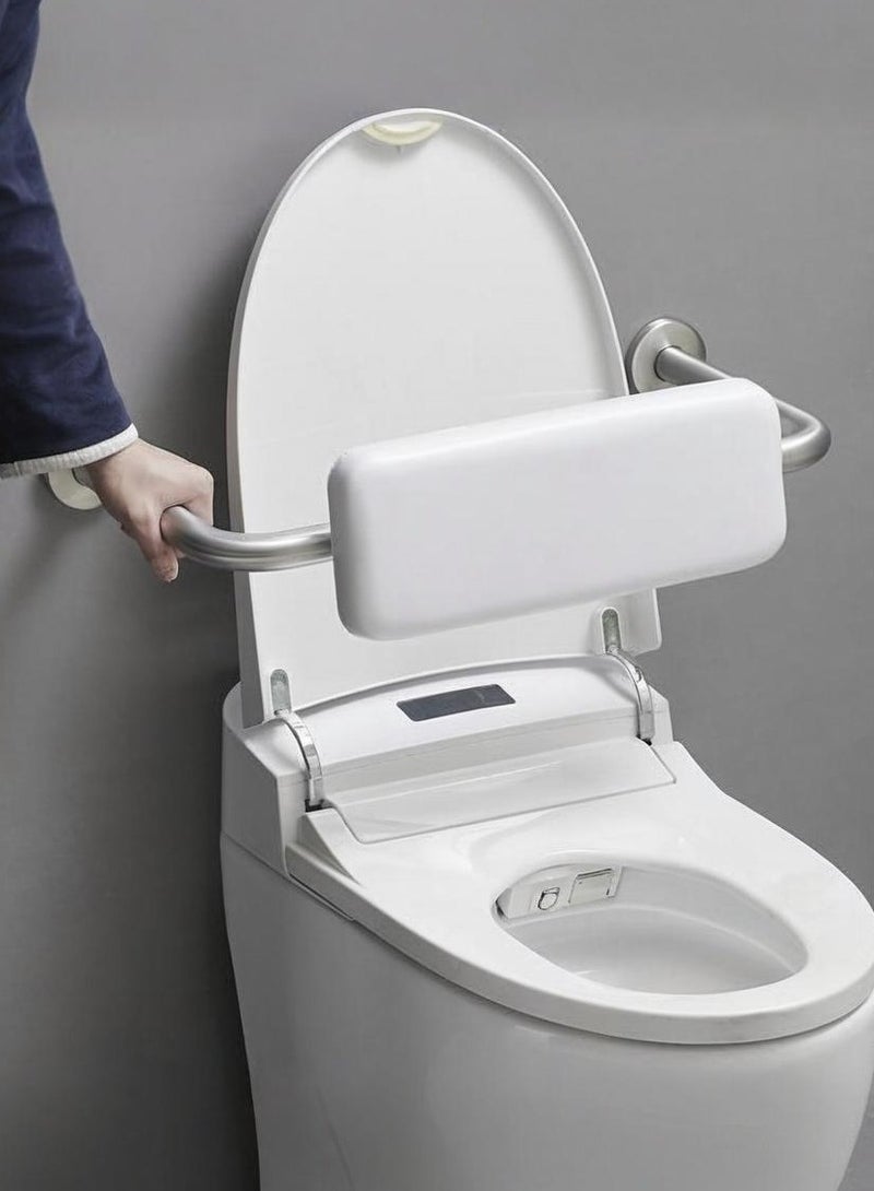 XiuWoo Wall Mounted Toilet Safety Frame With Thickened Backrest Cushion for Elderly and Handicap Individuals - Image 1