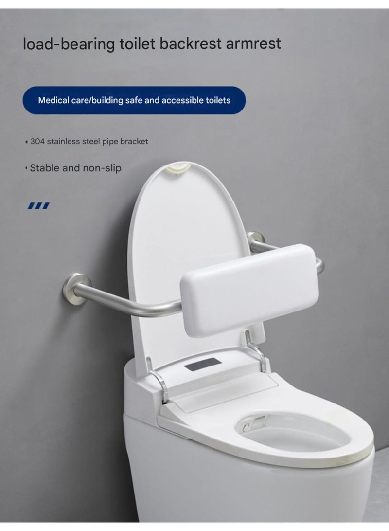 XiuWoo Wall Mounted Toilet Safety Frame With Thickened Backrest Cushion for Elderly and Handicap Individuals - Image 4
