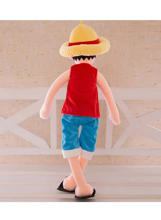 Universal Toys Luffy Baby Doll - 24 Inch Large Soft Cotton Stuffed Toy | Adorable One Piece Character Plush for Kids & Anime Fans | Cuddle-Safe & Durable, Perfect Gift for Kids & Collectors Alike