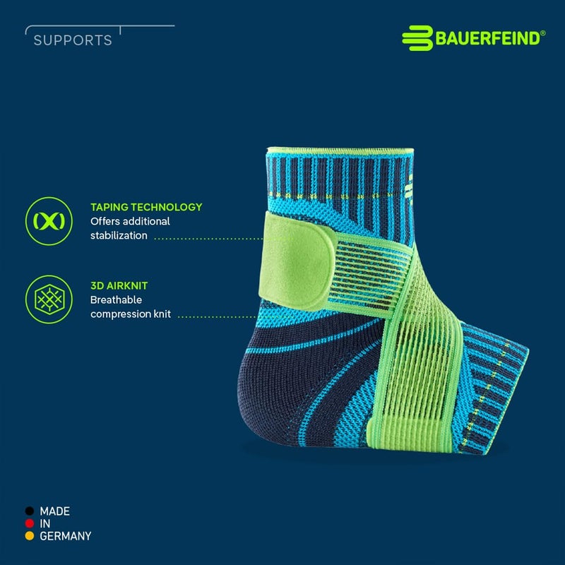 Bauerfeind Sports Ankle Support - Ankle Brace for Stabilization & Protection - Figure-8 Taping Strap - Targeted Compression - Lightweight & Durable - Image 2