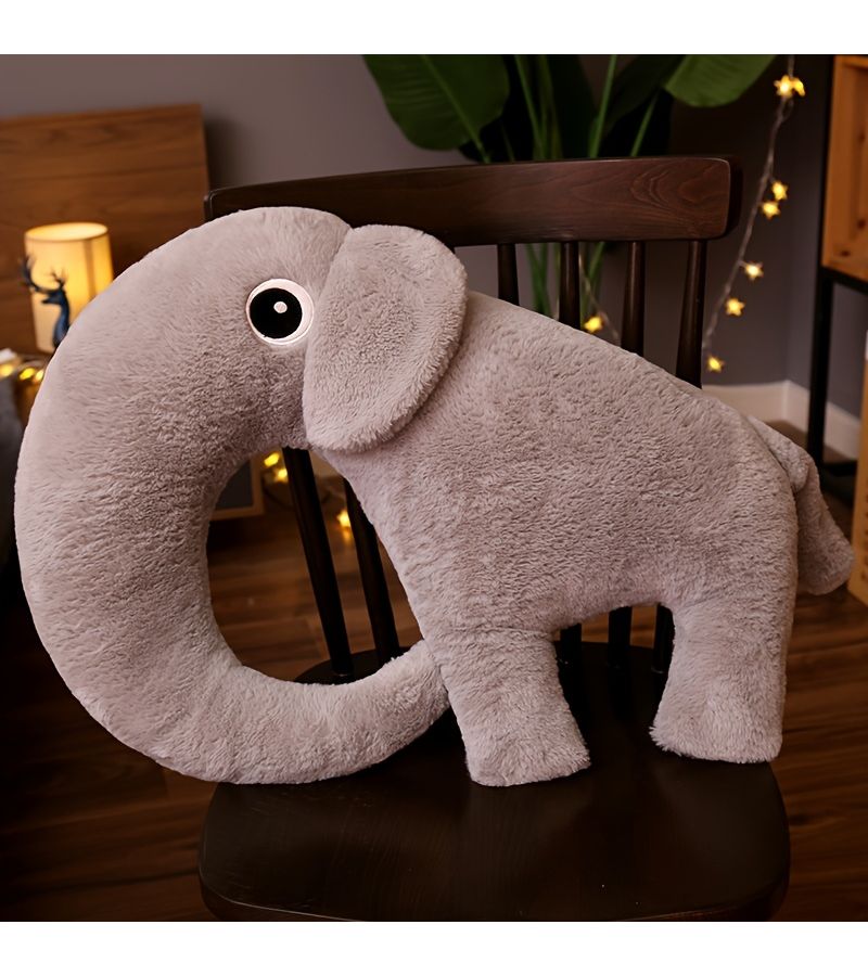 Elephant Printed Animal Throw Pillow 65cm Living Room Sofa Decoration Birthday Gift For Friends School Supplies - Image 5