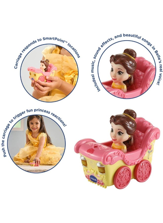 vtech Toot-Toot Drivers Belle's Enchanted Carriage, Disney Princess Multicolour | Pretend Play Vehicle with Lights, Phrases and Songs, Interactive Toddler Toy  | ideal for ages 12 Months, 2, 3, 4+ - Image 5