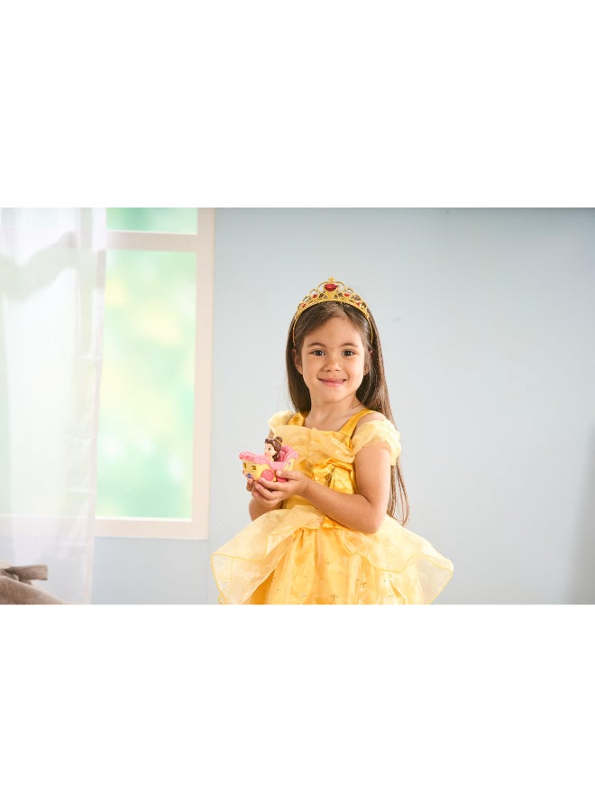 vtech Toot-Toot Drivers Belle's Enchanted Carriage, Disney Princess Multicolour | Pretend Play Vehicle with Lights, Phrases and Songs, Interactive Toddler Toy  | ideal for ages 12 Months, 2, 3, 4+ - Image 3