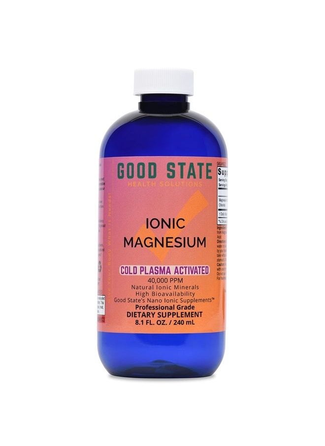 Good State Cold Plasma-Activated Liquid Ionic Magnesium | 100 mg per Serving | 96 Servings  - Image 1