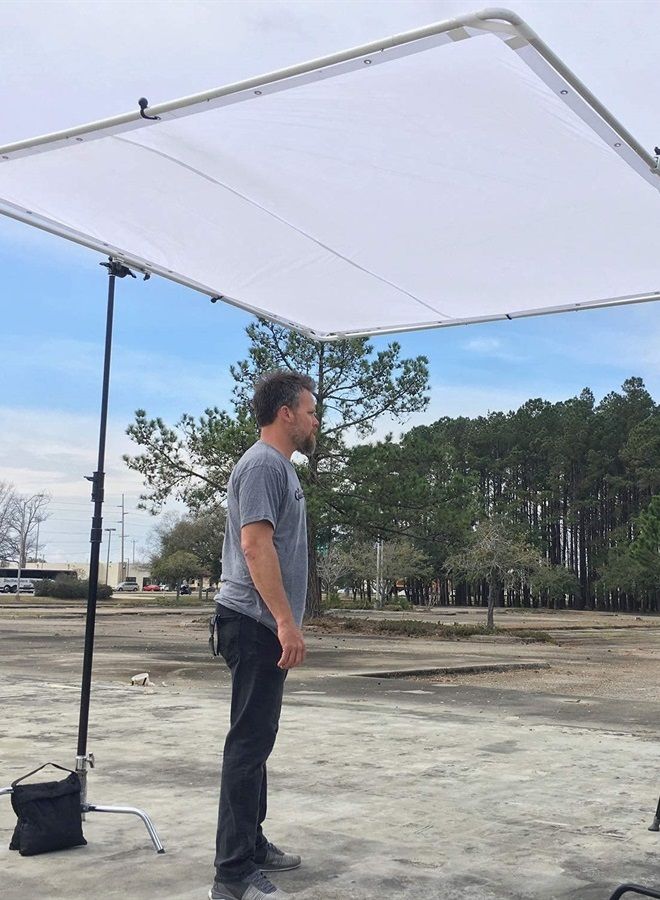 Glide Gear BFS 100 Photography Video Butterfly Frame 3 in 1 Collapsible Light Silk Scrim Lighting Diffuser 4x4 / 6x6 / 8x8 - Image 2