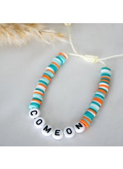 Slons Aksesuar Slons Accessories Fimo Bracelet Comeon Written  - Image 2