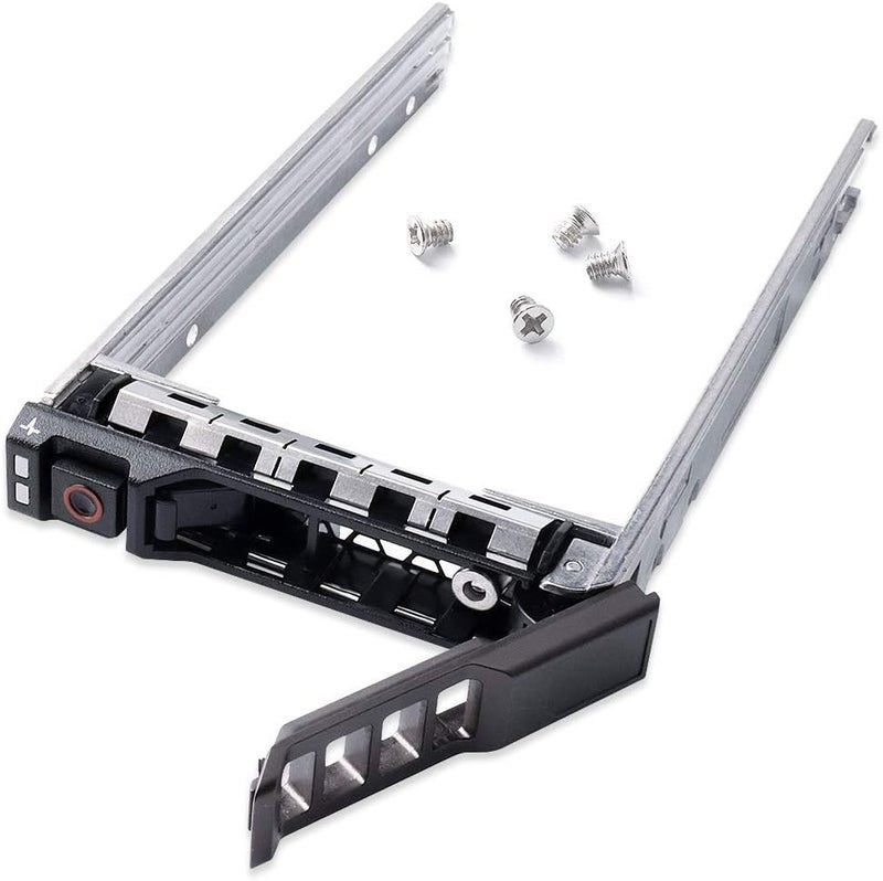 HUYUN 2pcs Pack 2.5" inch G176J G281D KG7NR Hard Drive Tray Caddy Compatible with Dell R610 R710 R620 R720 R630 R730 R730XD R810 R910 T310 T410 T610 T710 PowerEdge Server SAS SATA HDD - Image 2