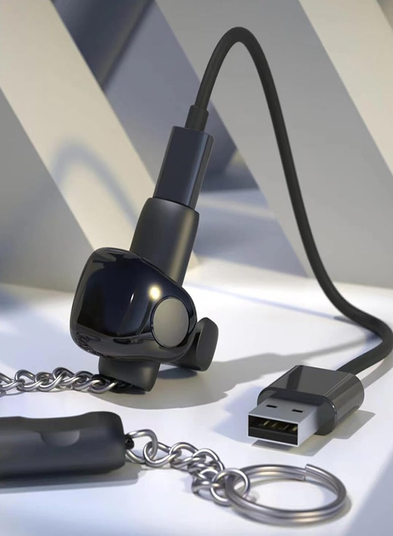 Smart Tasbih Zikr Rings, Interchangeable Tasbeeh Counter, Digital Tasbih Counter Rings 3 Size(18/20/22mm)  APP Support, Waterproof Azan Clock for Muslims, Prayer, Reminder, Home (Black) - Image 2