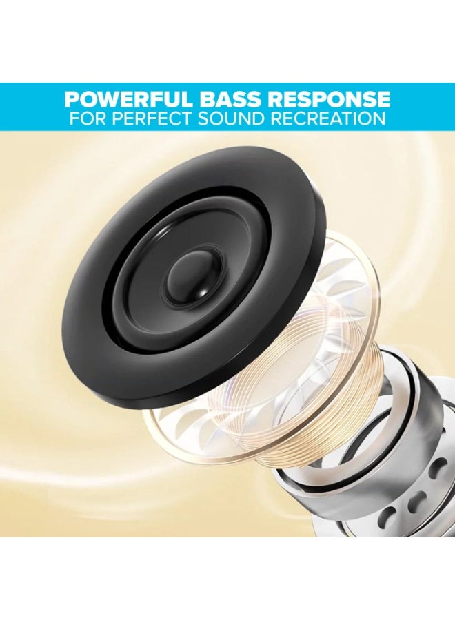 دوداو سماعات أذن لاسلكية DUDAO U15 Pro بتقنية البلوتوث 5.0 مع ميكروفون مزدوج وشحن سريع عبر USB-C للحصول على صوت عالي الدقة - Image 4