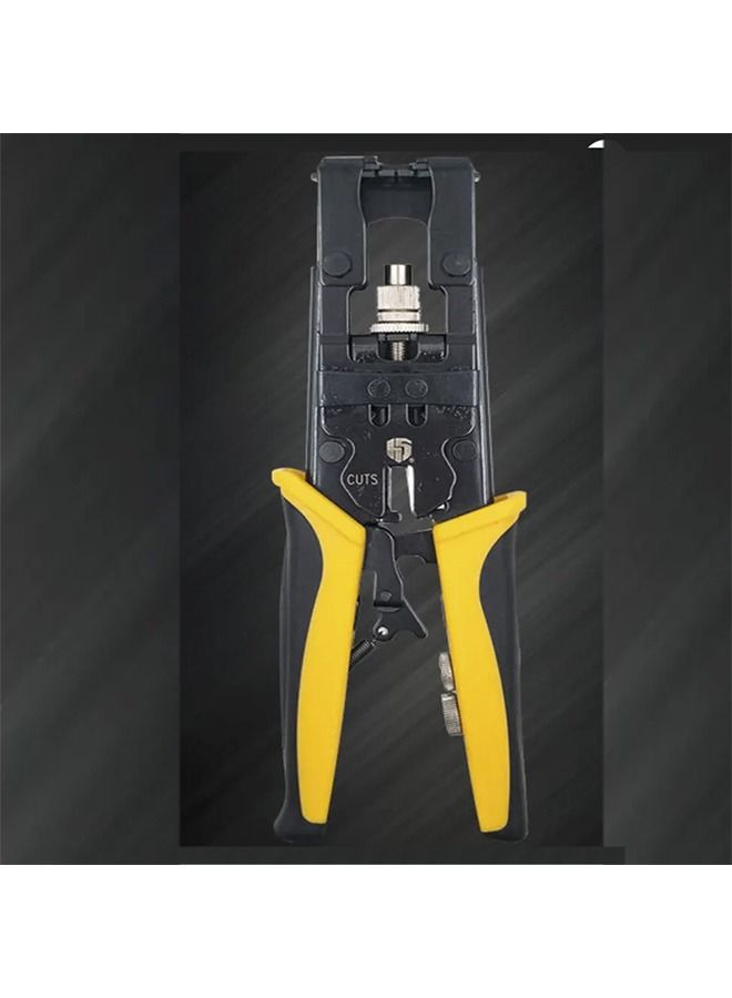 Cable Crimping Tool with Built-in Wire Cutter / HS-5082R  - Image 2
