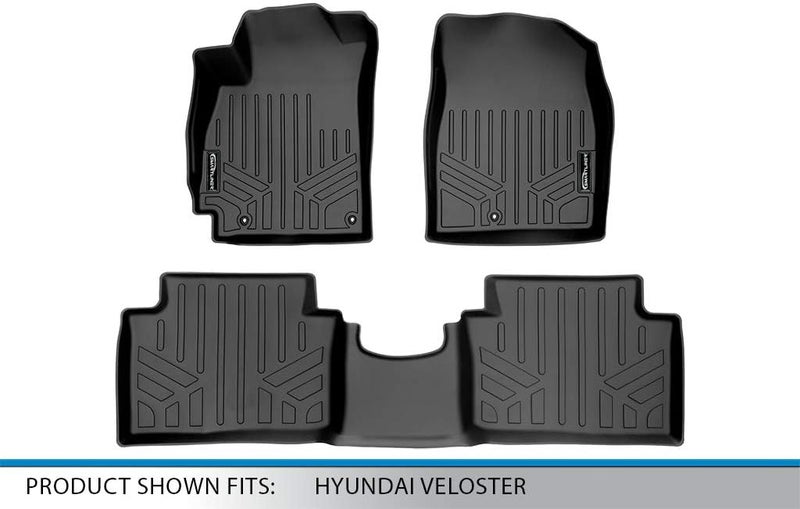 SMARTLINER Custom Fit Floor Mats for Hyundai Veloster - Image 5