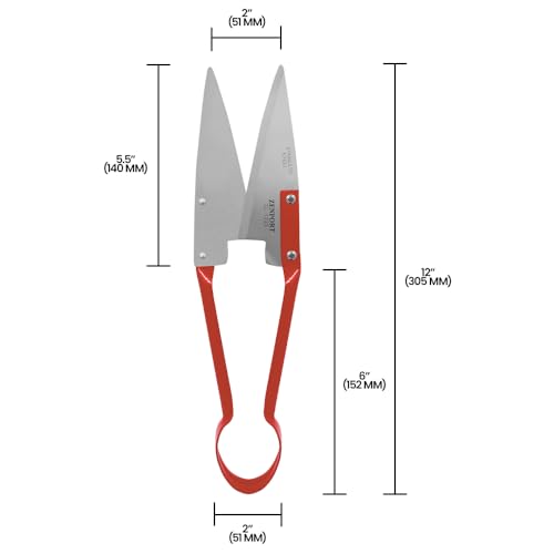 Zenport زينبورت ZL122S مقص بصل/غنم ثقيل الوزن بطول 13 بوصة، شفرة من الفولاذ المقاوم للصدأ بطول 5.5 بوصة - Image 5