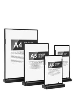 Eckek Eckek   ABS Plastic Sign Holder，Menu Displays T Shape Sign Stand  - Image 2