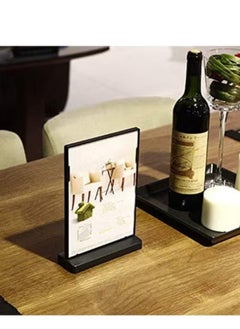 Eckek Eckek   ABS Plastic Sign Holder，Menu Displays T Shape Sign Stand  - Image 5