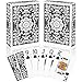 Metsyth Playing CardsDeck of Cards 2 PackPoker Cards SetJumbo Large Print Playing Cards for Adults SeniorsCard Games for Family Game Night Party Casino Magic Black - Image 2