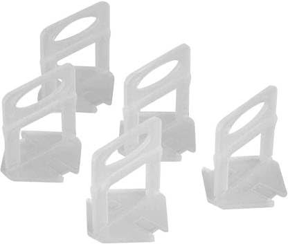 FLAMINGO ENTERPRISE FLAMINGO ENTERPRISE Tile Levelling Spacer Clips 3 MM Clip only 200pcs For Both Floor Walls Tiles Nonmagnetic Post Level 4 cm  - Image 1