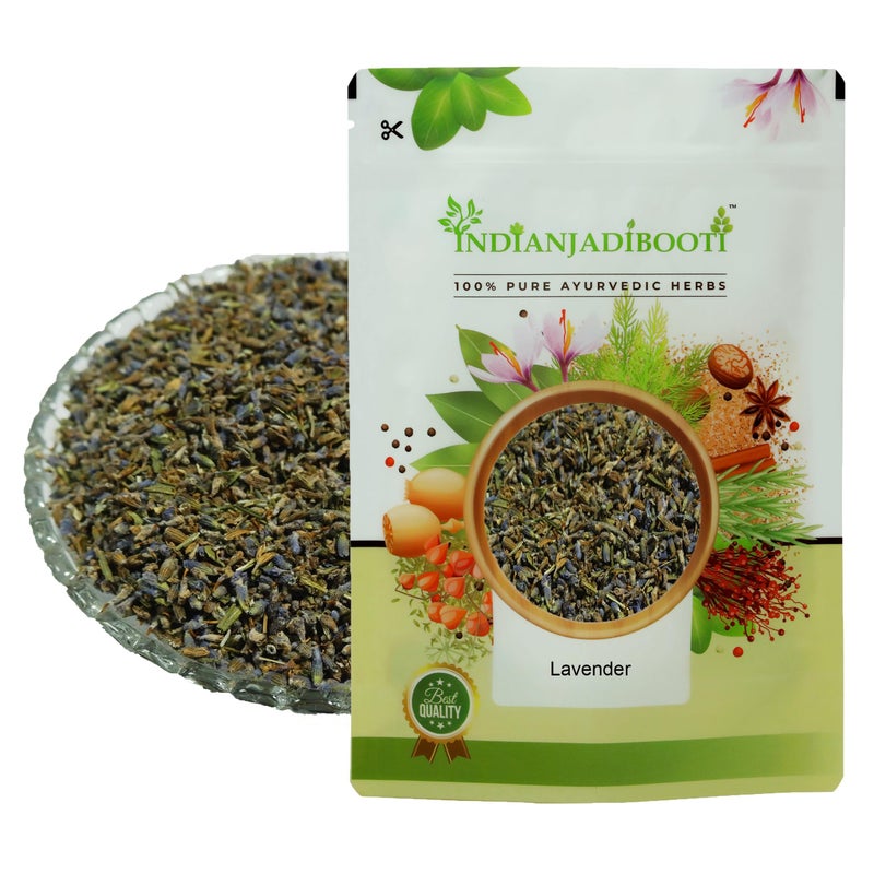 IndianJadiBooti Lavender Flower Dry Petals herbal tea, 250 Grams Pack - Image 1