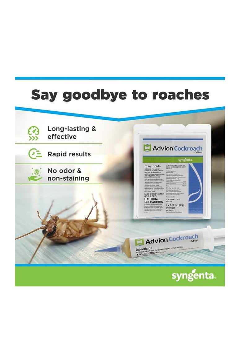 syngenta Advion Cockroach Gel Bait 30G  - Image 2