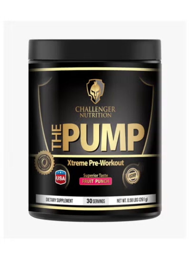 CHALLENGER NUTRITION Pump Orange 30 srv. 258 Gram - Image 1