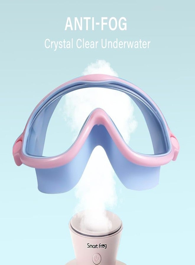LEPLION Swimming Goggles for Kids, Wide View Clear Lens, Adjustable Strap, Boys With Adjustable Strap, UV Protection, Antifog Goggles for Swimming Girls Air Tight with Free Ear & Nose Plug - Image 3