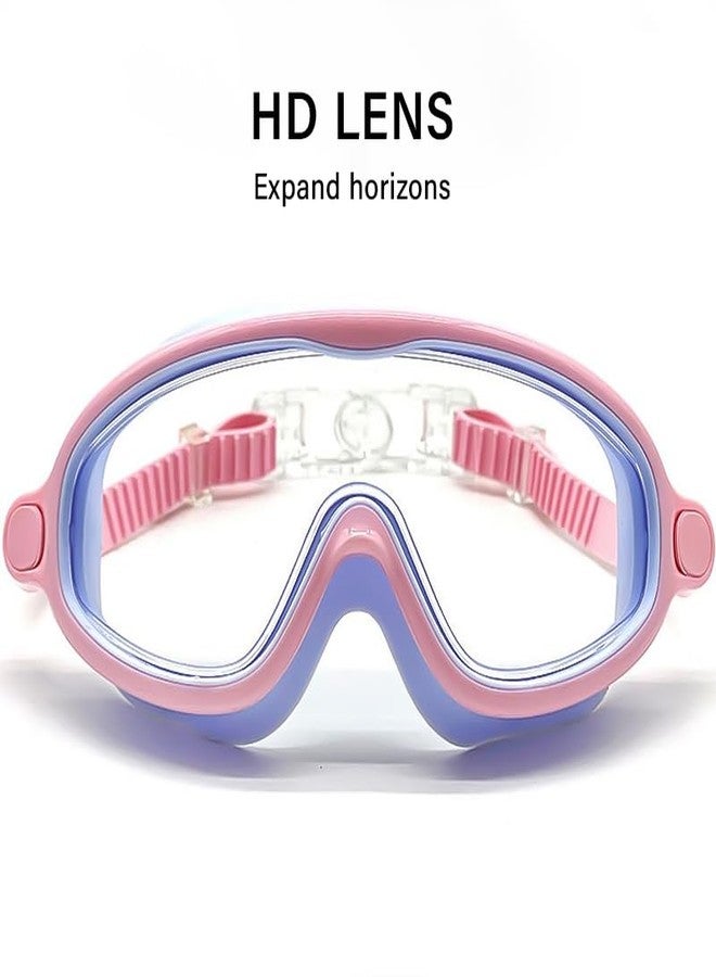 LEPLION Swimming Goggles for Kids, Wide View Clear Lens, Adjustable Strap, Boys With Adjustable Strap, UV Protection, Antifog Goggles for Swimming Girls Air Tight with Free Ear & Nose Plug - Image 2