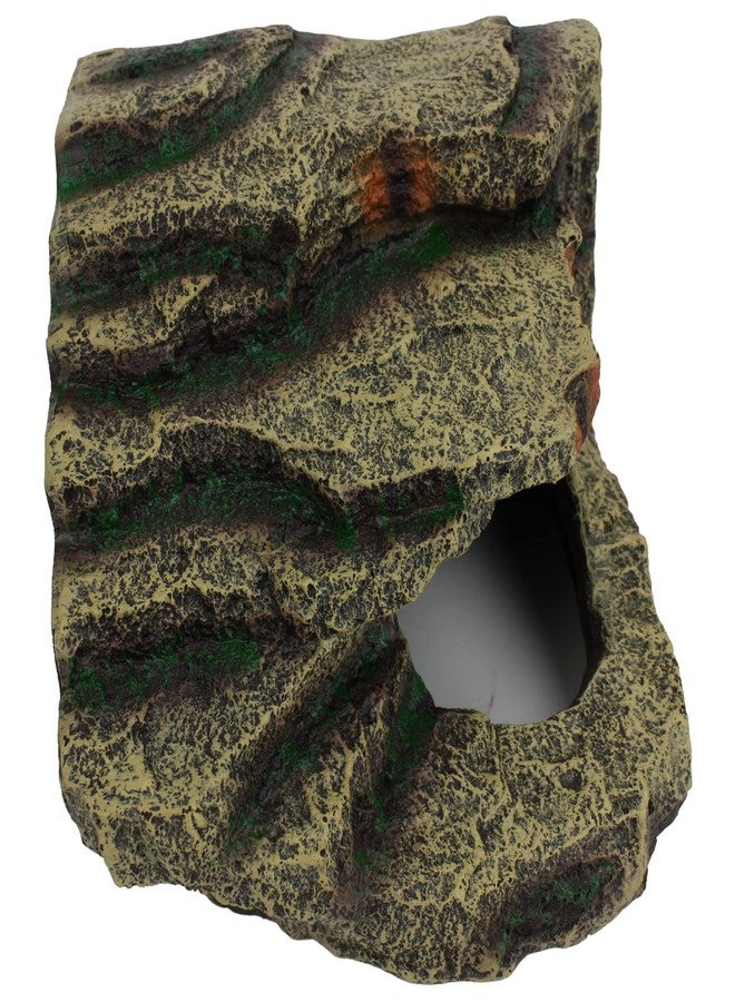 Komodo Reptile Terrarium Resin Turtle Hideaway Corner Hut | Easy to Clean Under Water Aquarium or Dry Habitat Decoration Accessory & Reptile Hide | Medium - Image 2