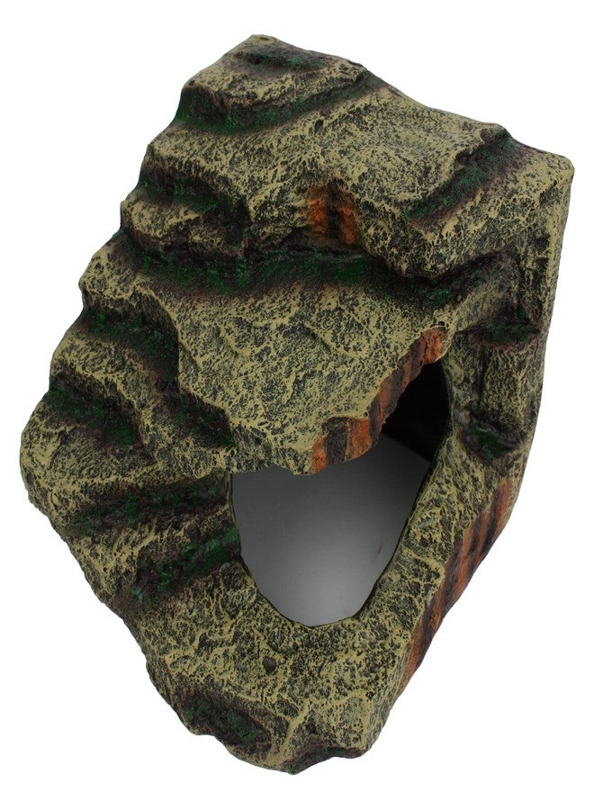 Komodo Reptile Terrarium Resin Turtle Hideaway Corner Hut | Easy to Clean Under Water Aquarium or Dry Habitat Decoration Accessory & Reptile Hide | Medium - Image 3