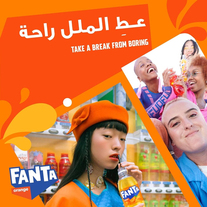 Fanta Orange Carbonated Soft Drink, 2.2L Bottles, Pack of 6 - Image 5