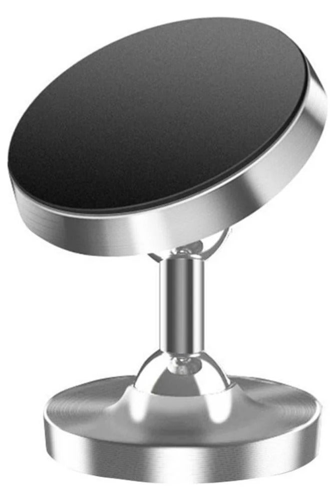 Magnetic Phone Car Mount, 360° Rotation Dashboard Magnetic Car Phone Holder, Universal Car Phone Mount Compatible-Sliver||38mm - Image 1