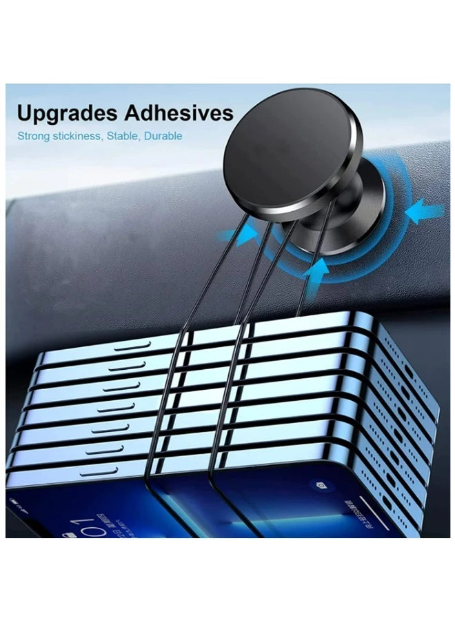 Magnetic Phone Car Mount, 360° Rotation Dashboard Magnetic Car Phone Holder, Universal Car Phone Mount Compatible-Sliver||38mm - Image 5