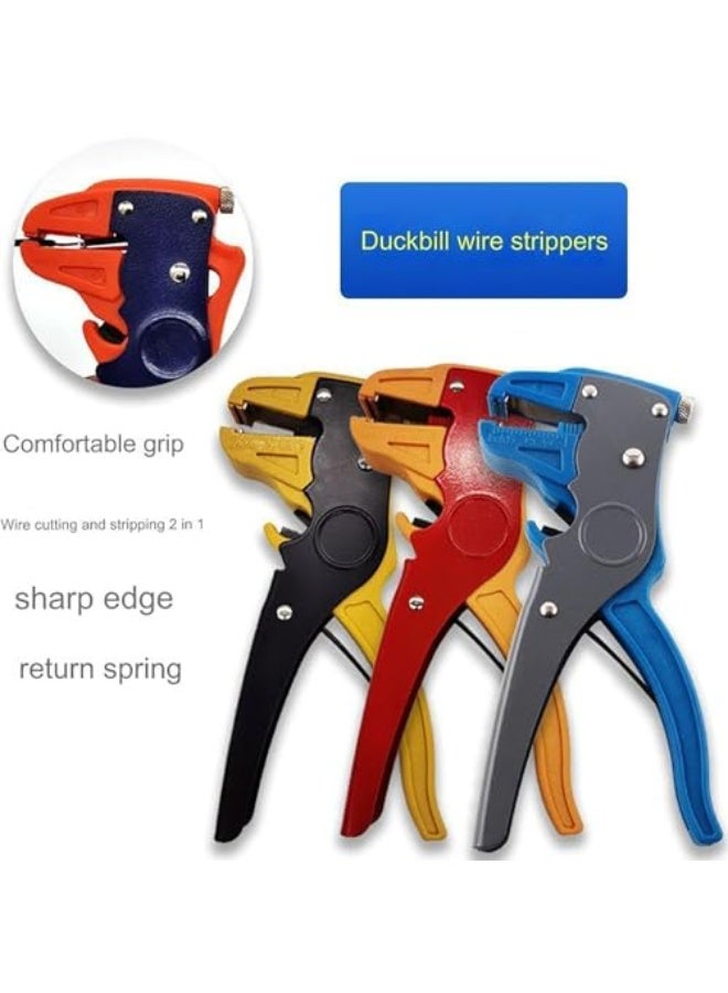 Wire Stripper, 2 in 1 Wire Stripper and Cutter, Quick Strip Wire Stripper, Wire Stripper Tool for Electronic and Automotive Repair, Multifunctional Wire Stripper,Automatic Wire Stripper - Image 2
