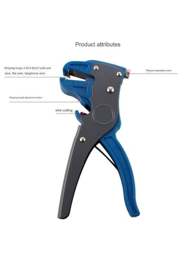 Wire Stripper, 2 in 1 Wire Stripper and Cutter, Quick Strip Wire Stripper, Wire Stripper Tool for Electronic and Automotive Repair, Multifunctional Wire Stripper,Automatic Wire Stripper - Image 4