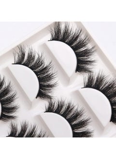 Lashes 5D Faux Mink Lashes 100% Handmade Luxurious Fake Eyelashes Lightweight Fluffy False Eyelashes 5 Pairs Pack (Fluffy) - pzsku/ZE77FB0DA8C470D76E244Z/45/_/1730892813/c6b2b394-0214-443e-b6f1-7e0d1698d4f6