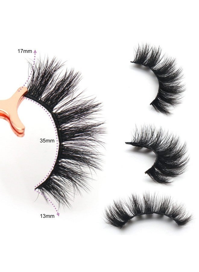 فيليشا رموش صناعية من فرو المنك 5D مصنوعة يدويًا بنسبة 100% رموش صناعية فاخرة خفيفة الوزن وناعمة عبوة من 5 أزواج (ناعمة) - Image 4