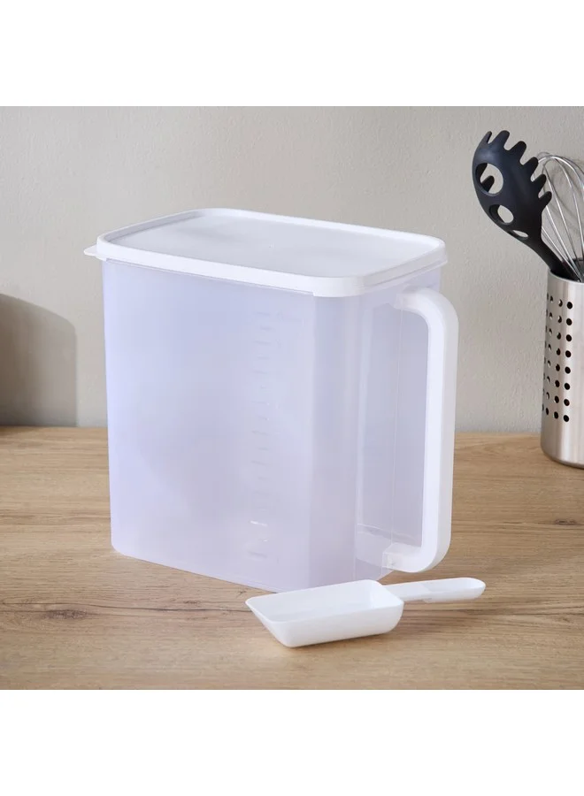 Home Box Spectra Food Storage Container With Handle And Scoop 9 L