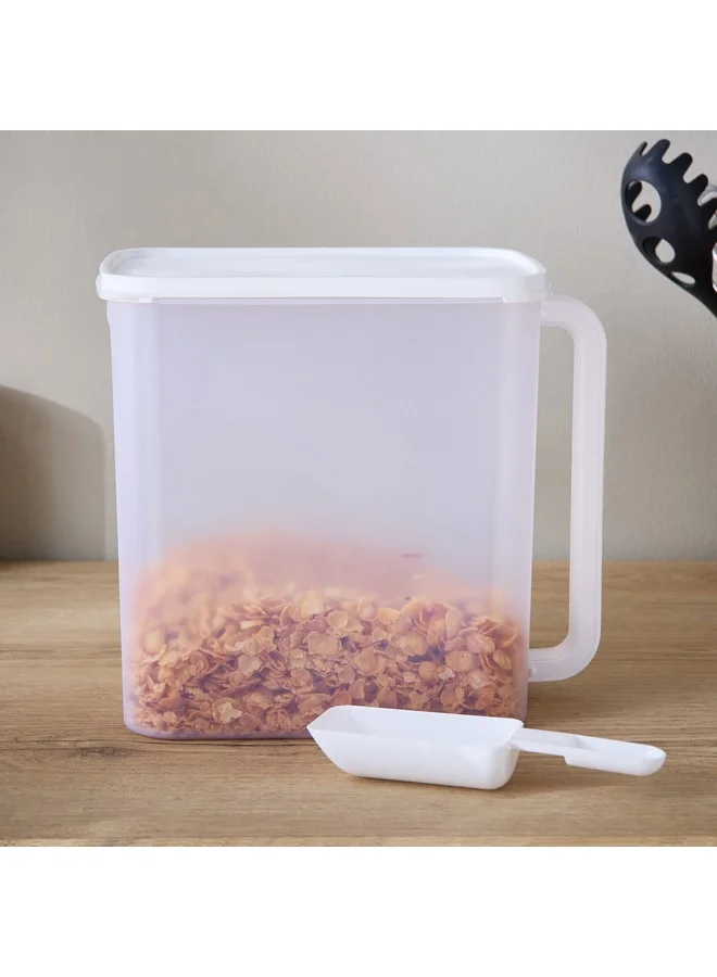 Home Box Spectra Food Storage Container With Handle And Scoop 9 L