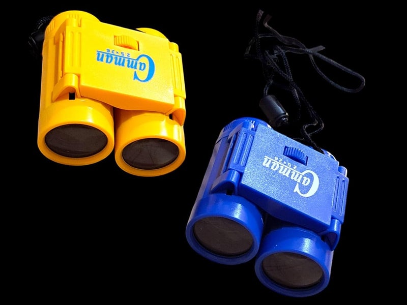 JNiL Binocular for Kids-Telescope Bird Watching. Pocket Size Mini Binoculars for Kids Compact Folding Games (Pack of 2) (Blue-Yellow) - Image 4
