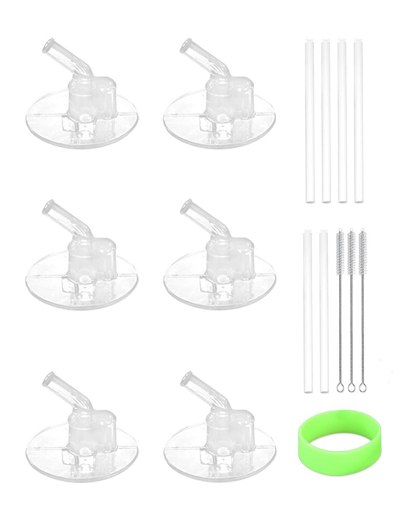 Greant 6 PCS Replacement Straws compatible with Thermos 12oz Model F401  F410 Replacement Part compatible with Thermos 12 oz Bottles