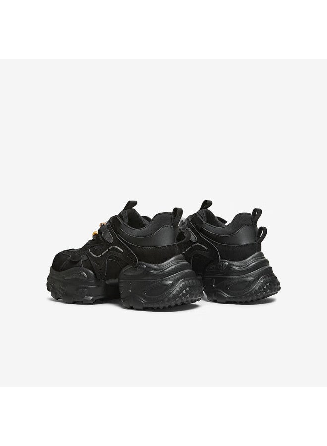 Tata Spring Mall Fashion Casual Versatile Women's Dad Sneakers Black Size 37 - Image 4